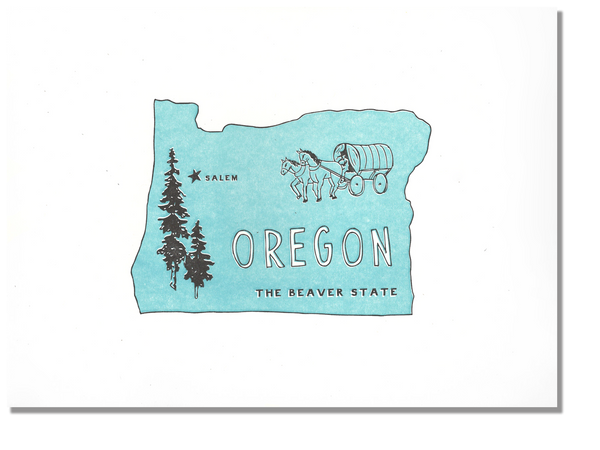 Power & Light Press U.S. State Print