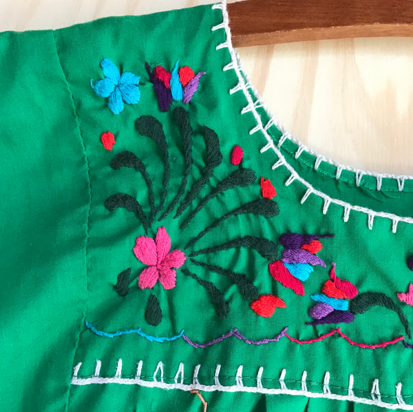 Little Green Queen Puebla Dress