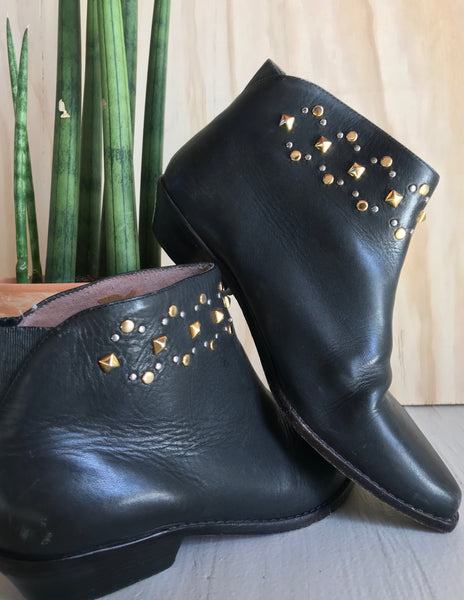 Gem Leather Boots