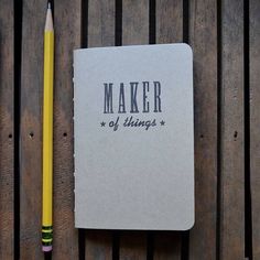 Maker Of Things Mini Notebook